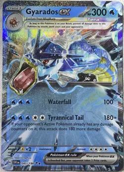 Gyarados ex Double Rare - 045/198 - Scarlet & Violet Base Pokemon 2023 - Image 1