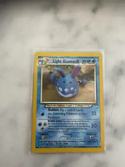 Pokemon TCG Light Azumarill Holo Rare Unlimited Card 13/105 Neo Destiny - Image 1