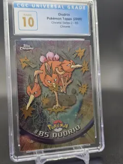 Pokemon Dodrio #85 2000 Topps Chrome Series 2 CGC 10 PRISTINE! - Image 1