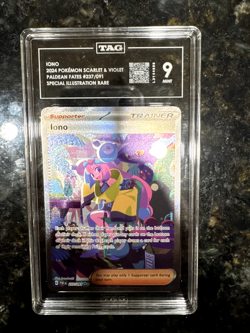 2024 POKEMON SCARLET & VIOLET #237/091 Special Illustration Rare TAG 9 - Image 3