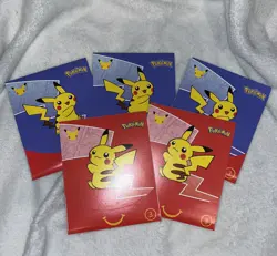 Pokemon 25th Anniversary McDonalds Promo Pack -- boosters SEALED (LOT OF 5) - Image 1