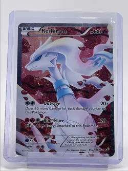 RESHIRAM 2013 POKEMON TREASURES RADIANT COLLECTION RARE RC22/RC22 Q6233 - Image 1