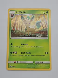 Pokemon Leafeon SM237 Sun & Moon Tag Team Powers Collection Black Star Promo NM - Image 1