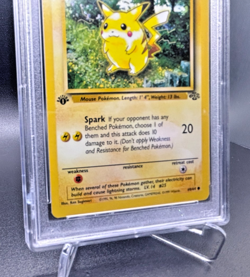 1999 Pokemon Jungle #60 Pikachu 1st Edition PSA 10 Gem Mint - Image 3