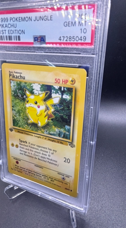 1999 Pokemon Jungle #60 Pikachu 1st Edition PSA 10 Gem Mint - Image 4