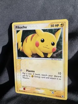 Near Mint Pokemon TCG Pikachu 74/112 Fire Red & Leaf Green Reverse Holo - Image 2