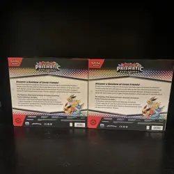 *NEW SEALED* 2x Pokemon Scarlet & Violet Prismatic Evolutions Poster Collection - Image 2