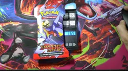 Heavy 33.25g Pokemon TCG Destined Rivals Sleeved Booster Pack - Image 1