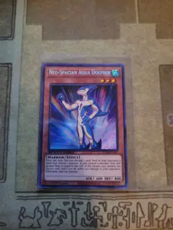 YUGIOH NEO-SPACIAN AQUA DOLPHIN SGX4-ENA07 SECRET 1ST ED NM SPEED DUEL - Image 1