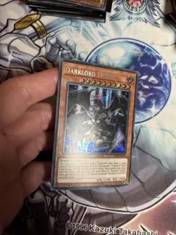 (AY) Yugioh Darklord Ixchel BLRR-EN076 Secret Rare 1st Ed LP - Image 5