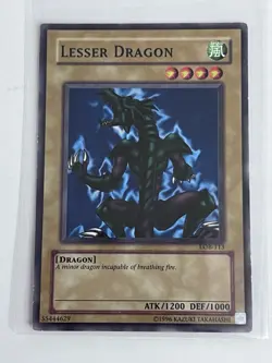 Yu-Gi-Oh! Lesser Dragon LOB-113 Common 1st Edition Legend of Blue Eyes TCG LP - Image 1