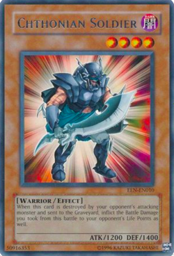 1X NM Chthonian Soldier - EEN-EN010 - Rare Unlimited Elemental Energy [EEN] tcg - Image 1