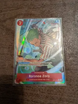 Roronoa Zoro - OP14-015 (Alternate Art) OP14-015 The Azure Sea's Seven Foil - Image 1
