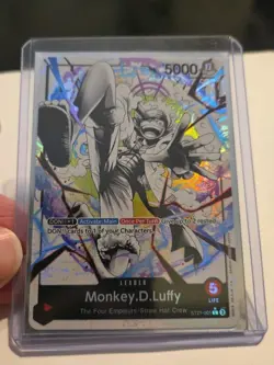 Monkey D Luffy ST21-001 Parallel Leader Gear 5 English Sleeved in Case Near Mint - Image 2