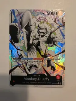 Monkey D Luffy ST21-001 Parallel Leader Gear 5 English Sleeved in Case Near Mint - Image 3