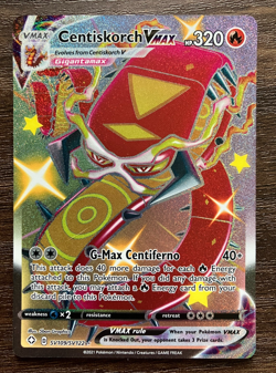 NM HOLO Centiskorch VMAX SV109/SV122 - 2021 Pokemon Shining Fates Rare Card - Image 1