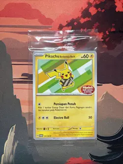 Pokemon Berkemeja Staryu Promo Pikachu's Indonesia Journey Card 155/SV-P - Image 1