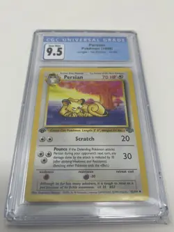 Pokemon Card: Persian Jungle/1st Edition 1999, 42/64 CGC 9.5 Gem Mint Slab - Image 1