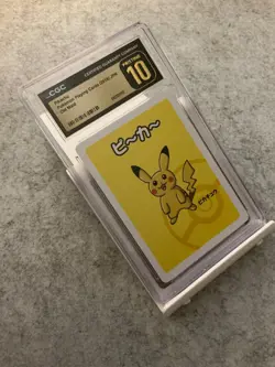 CGC 10 PRISTINE Pikachu Old Maid 2019 Japanese Pokemon Card - Image 1