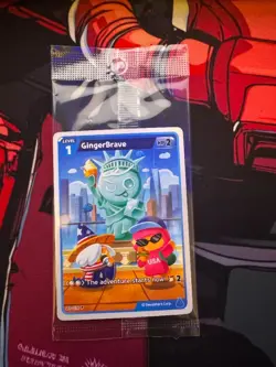 GingerBrave - Cookie Run Braverse TCG - 2025 Gen Con Exclusive Promo Card Sealed - Image 1