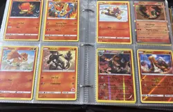 Pikachu Binder Filled With Cards. Ex Holo And More. Great for beginners or kid - Image 3