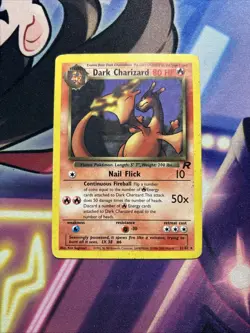 Dark Charizard - 21/82 - Pokemon Team Rocket Unlimited Rare Card WOTC HP - Image 1