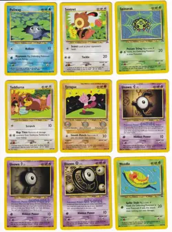 Pokemon Neo Discovery COMPLETE SET Common Vintage WOTC 20 Card Lot MP-NM - Image 3