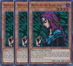 Yugioh Witch of the Black Forest x 3 1st Edition Ultra Rare NM - Free Holo Card - Image 1