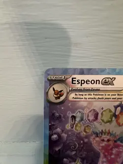 Pokemon TCG Espeon EX Prismatic Evolutions Holo Card 155/131 SIR NICE Pack fresh - Image 2
