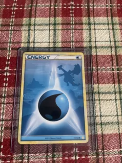 Pokemon TCG Water Energy HeartGold SoulSilver Regular Card 117/123 - Image 1