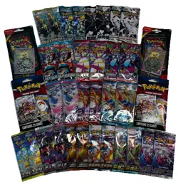 Pokemon Variety Pack Lot of 34 Packs Including 2 MJ holding, 25 Card Packs! - Image 1