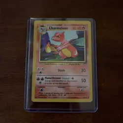 Pokemon TCG Charmeleon Base Set 1999 24/102 Unlimited Card - Image 1