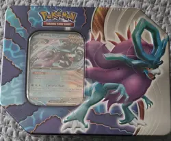 Pokemon Trading Card Game Paradox Clash Walking Wake ex tin Sealed - Image 1