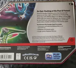 Pokemon Trading Card Game Paradox Clash Walking Wake ex tin Sealed - Image 2