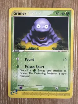 Grimer - 57/97 - Common - Vintage (EX Dragon) Pokemon TCG card 2003 MP - Image 1