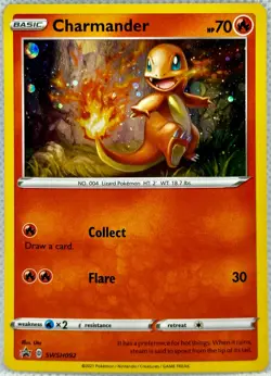 LP Charmander SWSH092 SWSH: Sword & Shield Promo Cards Holo - Image 1