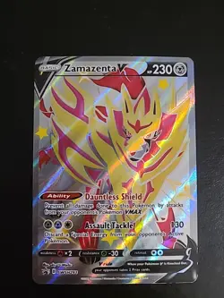 Zamazenta V - SWSH293 - Pokemon Sword & Shield Promo Ultra Rare Holo Card NM - Image 1