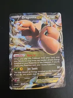 Dragonite EX 74/111 - Furious Fists Pokemon Card -DMG - Image 1