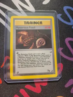 Mysterious Fossil 62/62 Fossil Common Pokemon Card - Image 2