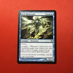 Roil Elemental 62 Zendikar LP Magic The Gathering MTG Card - Image 1