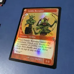 MTG Goblin Recruiter in Foil Treatment (Future Sight) Mystery Booster 2 (MB2) - Image 1