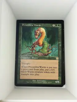 MTG Magic the Gathering Penumbra Wurm (84/148) Apocalypse. M14 - Image 1