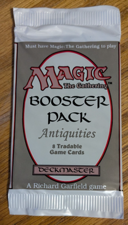 MTG - Antiquities Booster Pack - Magic the Gathering Factory Sealed 1994 - Image 1