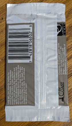 MTG - Antiquities Booster Pack - Magic the Gathering Factory Sealed 1994 - Image 2