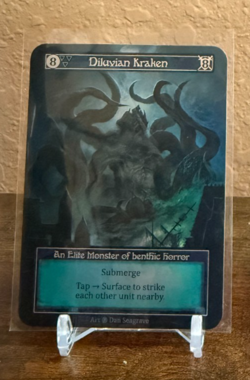 Sorcery Contested Realms - Beta - Diluvian Kraken Foil NM - Image 1