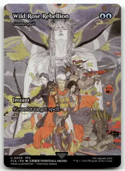 Wild Rose Rebellion - Counterspell (Showcase) #4 MTG Final Fantasy FIN NM X1 - Image 1