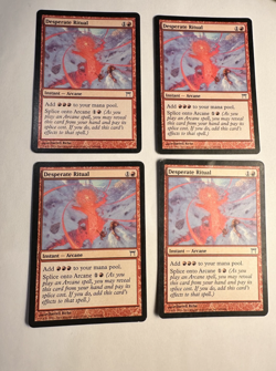 Desperate Ritual X4 MTG Champions Of Kamigawa Magic The Gathering Red Playset MP - Image 1