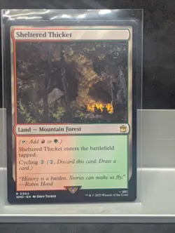 Sheltered Thicket X1 LP Commander: Doctor Who MTG - Image 1
