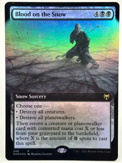 Blood On The Snow LP/NM* FOIL EXTENDED Kaldheim ENGLISH 348 mtg -UnltdCards - Image 1