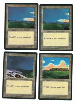MTG Magic the Gathering 4x (NM) Plains Land Ice Age Wizards of the Coast - Image 1
